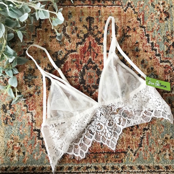 Sam Edelman Other - NWT - Sam Edelman - Antique White Lace Bralette